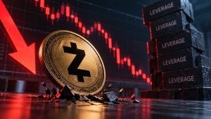 Zcash cae casi 12% tras un fuerte rally mientras se liquidan posiciones long y el elevado leverage amplifica la volatilidad de ZEC.