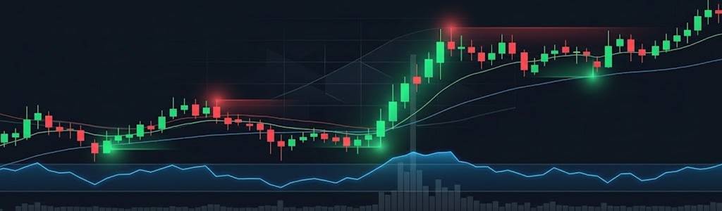 interpretar velas japonesas, volumen y estructura técnica en gráficos cripto para identificar tendencias