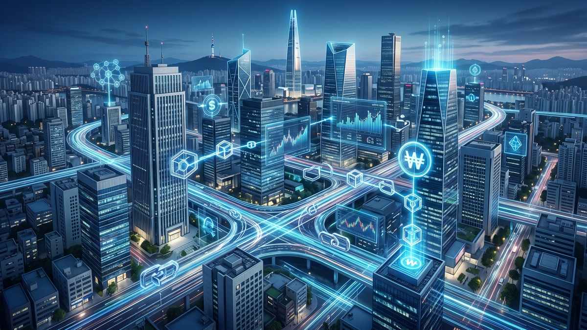 infraestructura de activos digitales de Corea del Sur-