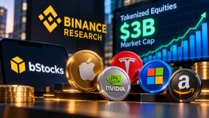 Binance Research revela que bStocks impulsa el mercado de acciones tokenizadas por encima de $3.000 millones