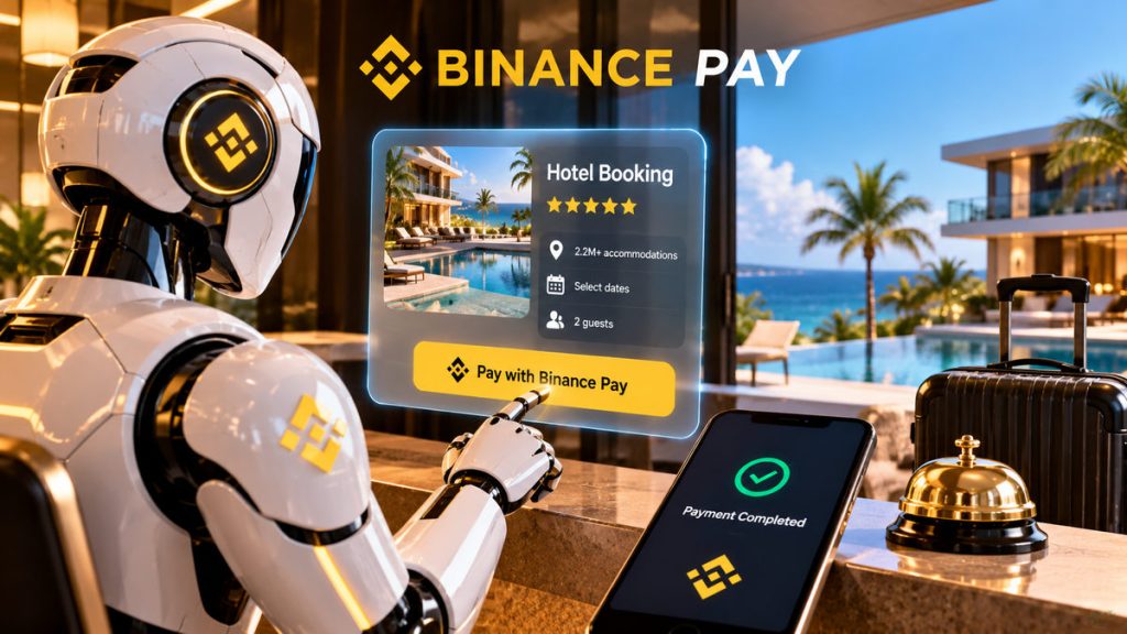 Binance Pay permite a agentes de IA pagar reservas de hoteles con criptomonedas
