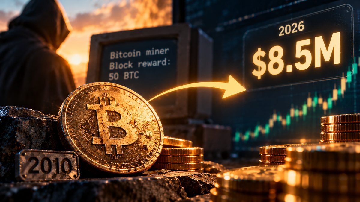 100 Bitcoin minados en 2010 se mueven tras 16 años y ahora valen $8,5 millones