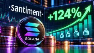 Santiment vincula el potencial alcista de Solana a un crecimiento del 124% en su red