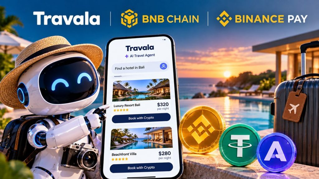 Travala se asocia con BNB Chain y Binance Pay para lanzar un agente de viajes con IA
