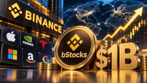 Los bStocks de Binance alcanzan los $1.000 millones en activos bajo gestión y $6.000 millones en conversiones