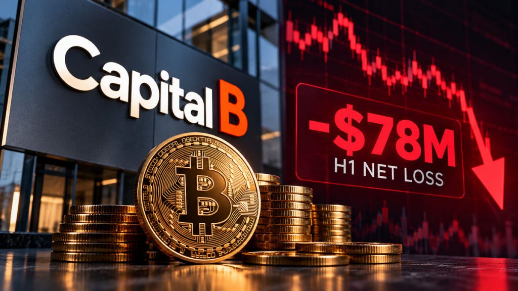Capital B registra pérdidas de $78 millones en el primer semestre por el deterioro contable de Bitcoin