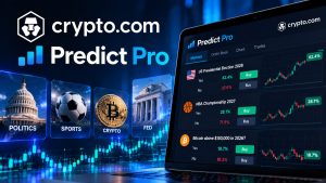 Crypto.com lanza Predict Pro, una plataforma de predicciones con herramientas de trading institucional