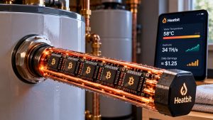 Heatbit sustituye las resistencias tradicionales por chips de minería de Bitcoin en Bitwater
