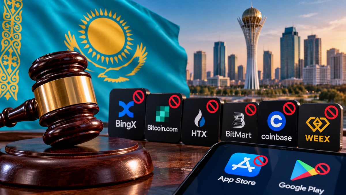 Un tribunal de Kazajistán ordena restricciones contra seis plataformas cripto sin licencia