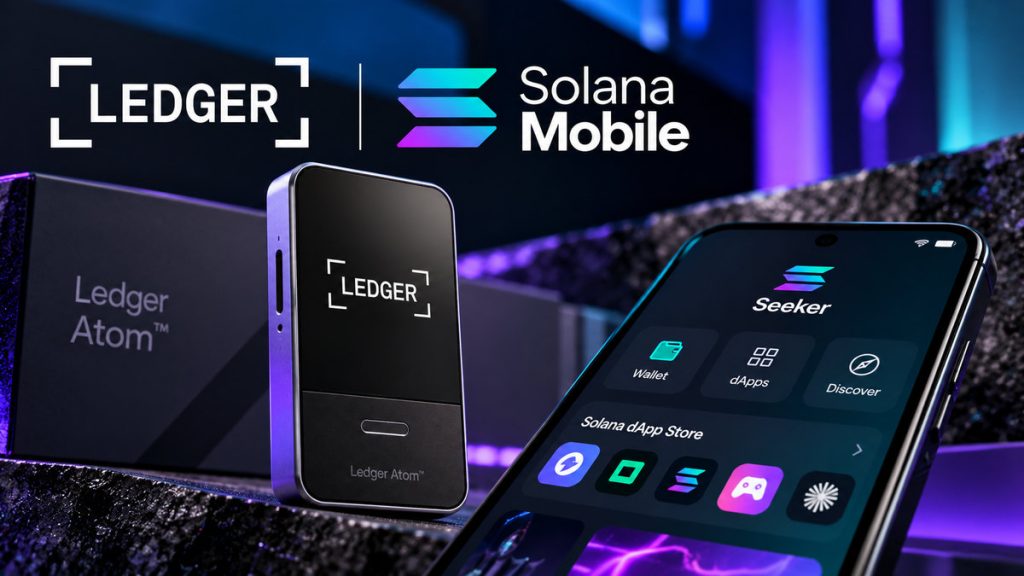 Ledger integra la aplicación Seeker de Solana en su nuevo dispositivo Atom