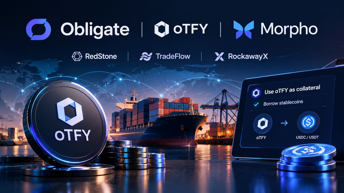 Obligate lanza oTFY en Morpho para utilizar financiación del comercio internacional como garantía