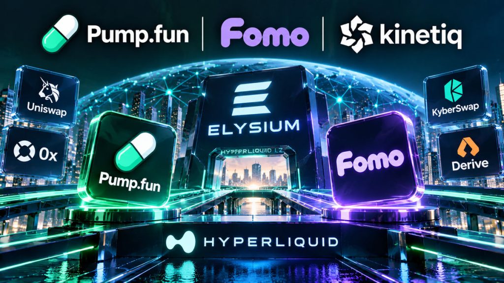 Pump.fun y Fomo respaldarán la L2 Elysium de Kinetiq en Hyperliquid desde su lanzamiento