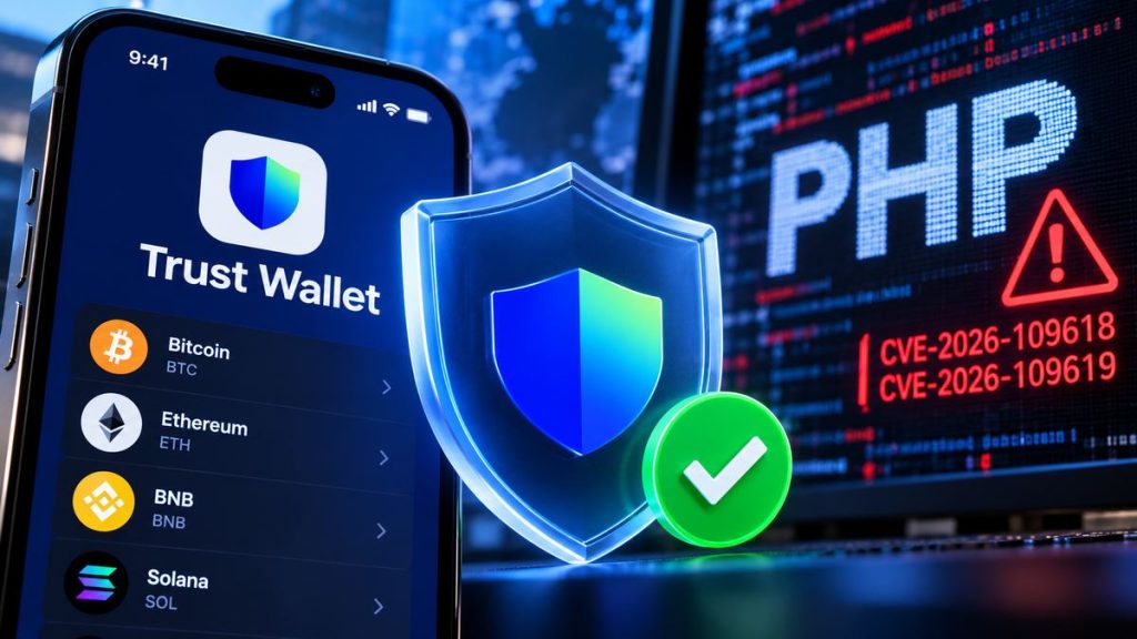 Trust Wallet descarta riesgos de seguridad por las vulnerabilidades críticas de PHP