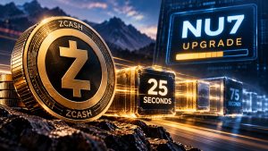 Zcash inicia la cuenta regresiva para NU7, la actualización que reducirá los bloques a 25 segundos