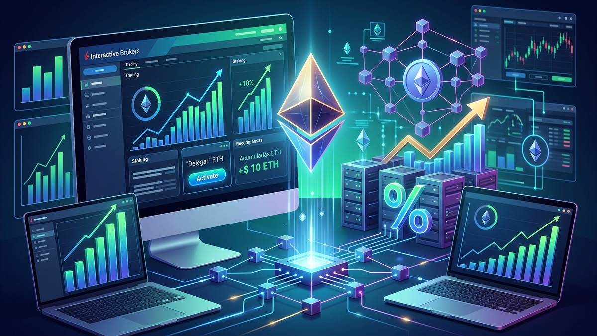 Interactive Brokers lanza el staking de Ethereum junto a Zero Hash para clientes elegibles