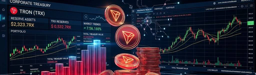 Tron Inc. elevó su tesorería de TRX por encima de los 720,5 millones tras adquirir 150.997 tokens