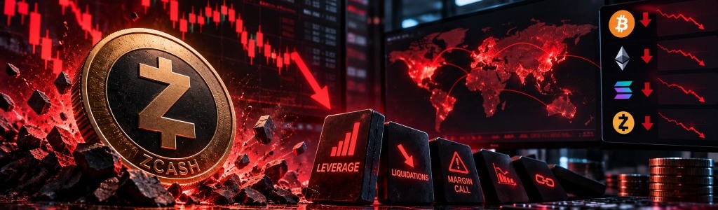 Zcash cayó 11,9% en 24 horas