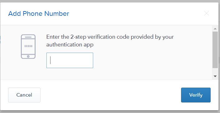 Phone verification code