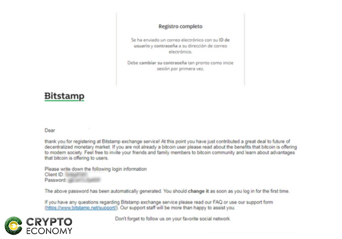bitstamp review email confirmation