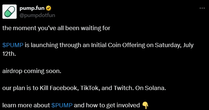 Pumpfun Token Launch Date Confirmed: $4B ICO, Possible Airdrop, and 6 ...
