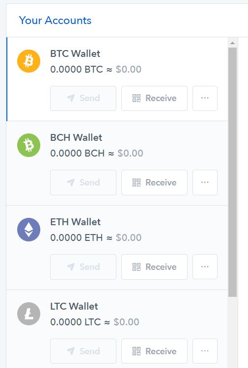 how to set up a crypto wallet on coinbase