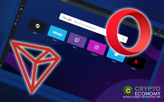 Tron [TRX] – Opera to Add Support for Tron to Its Web 3.0 Browsers in the Coming Days