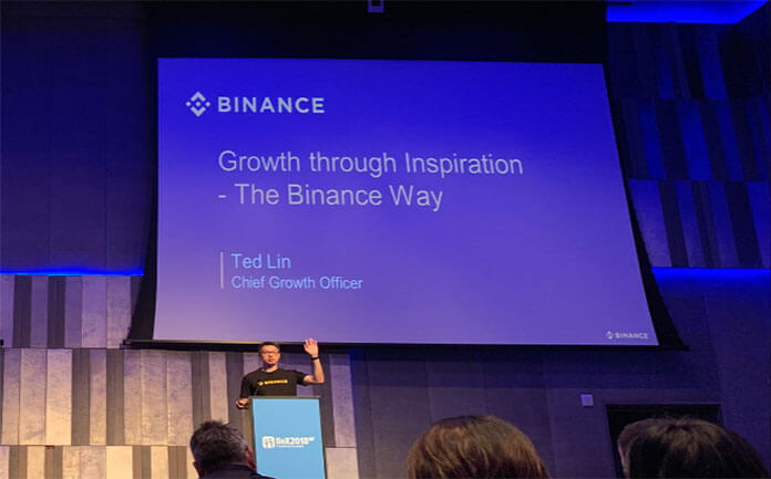 Binance Chief of Growth Officer, Ted Lin