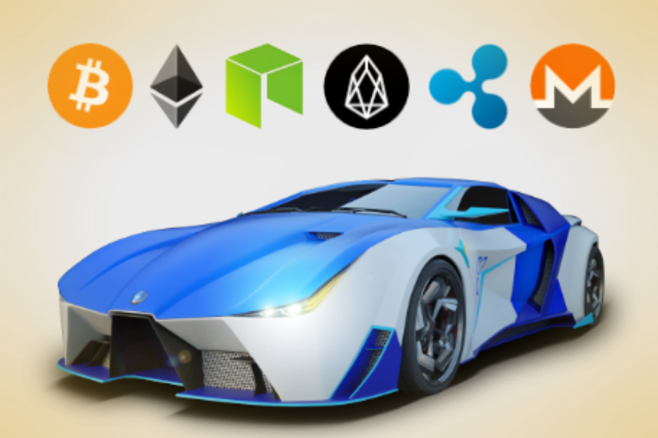 cryptocurrency racecar