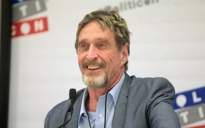 John McAfee has been released after his arrest in the Dominican Republic