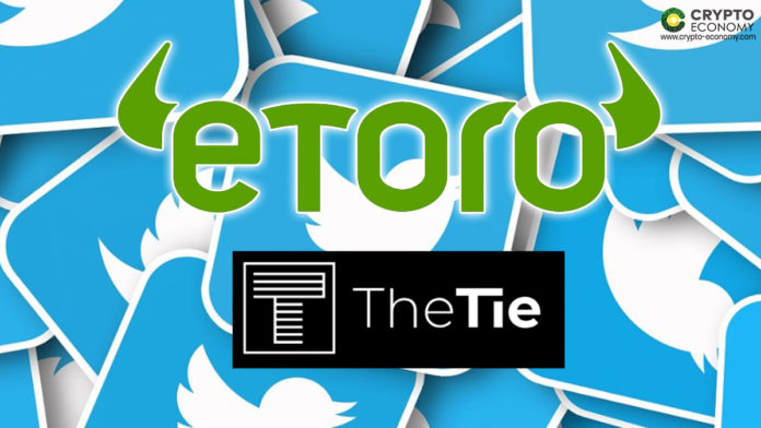 Social Trading Platform eToro Partners with The TIE to Launch a Twitter Sentiment-Driven Investment Strategy