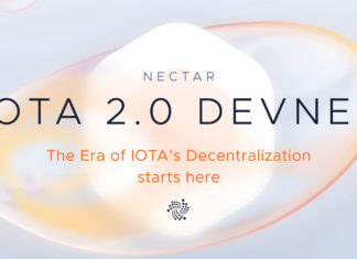 IOTA Foundation announced the launch of Nectar, fully named IOTA 2.0 DevNet. It’s the first version of the IOTA network without a Coordinator.