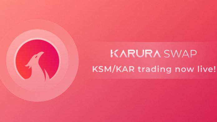 Trading on Karura Swap Goes Live with KSM/KAR