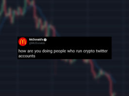 McDonalds jokes with cryptocurrency users on its twitter account