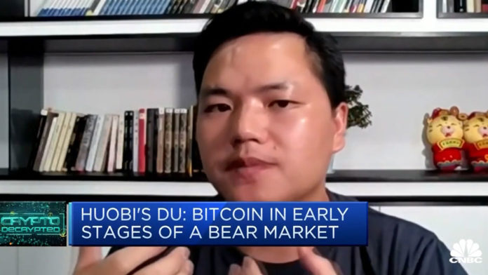 The next bull market could take until 2024 to arrive, according to the co-founder of Huobi