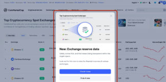 CoinMarketCap Launches Exchange’s Proof of Reserves; A New Tool For Exchanges