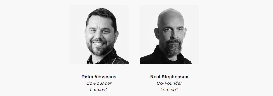 LAMINA1; Science Fiction Writer Neal Stephenson to Bring Metaverse into Reality