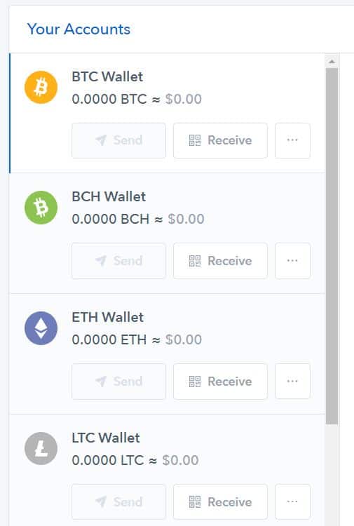 Coinbase wallets