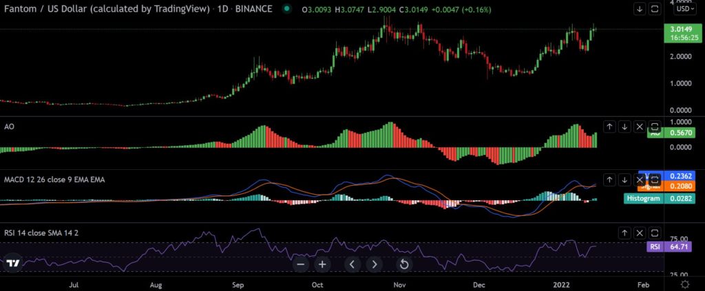 Fantom [FTM] manages to keep bears at bay; Eyes a new record