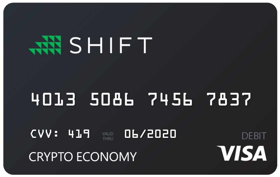 debit shift card to pay with bitcoin