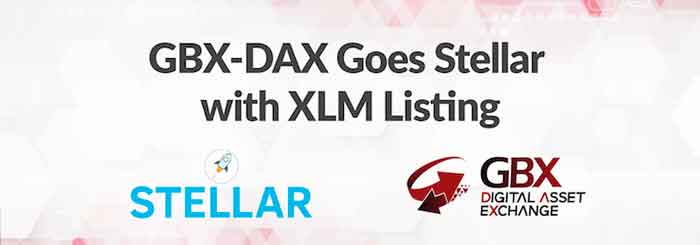 Gibraltar Blockchain Exchange lista XLM