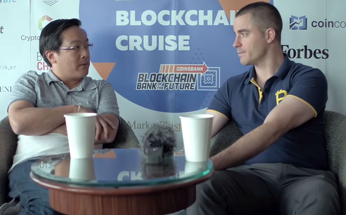  Litecoin creator Charlie Lee, and the CEO of Bitcoin.com Roger Ver