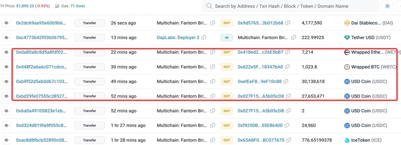 Large Outflows from the Multichain MPC Sparks Fear