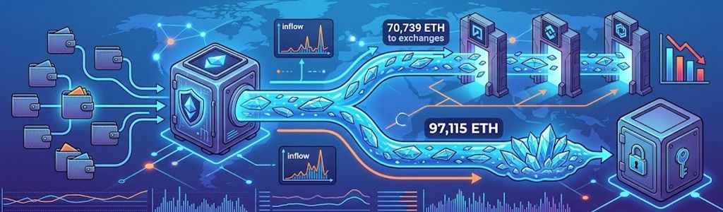 Mystery Ethereum Whale Moves $408M in ETH to Exchanges, Fueling Sell-Off Fears